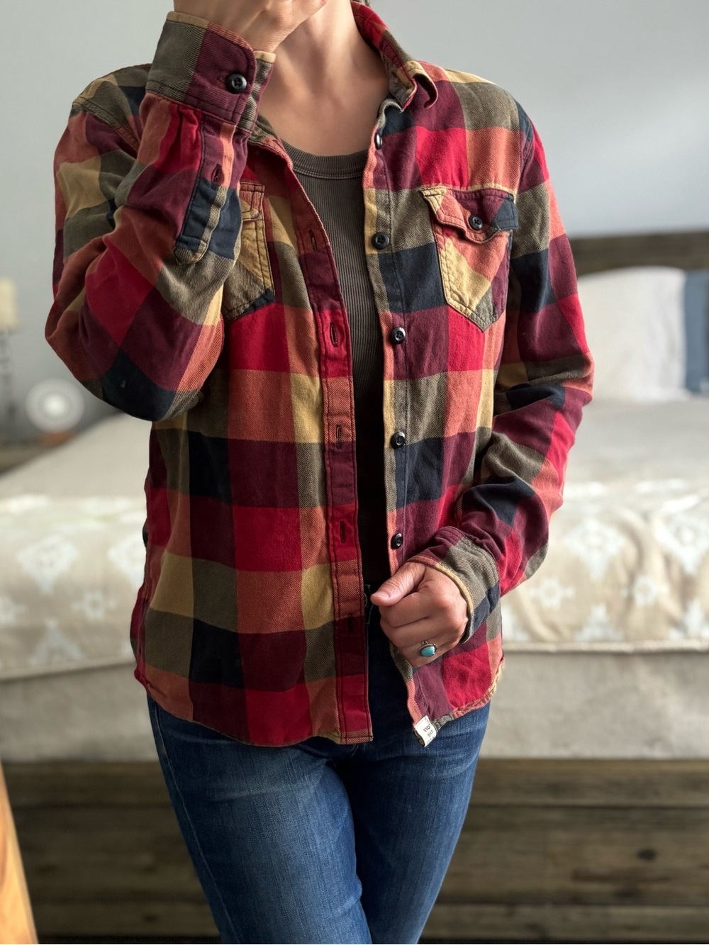 Vans Plaid Flannel Button Down